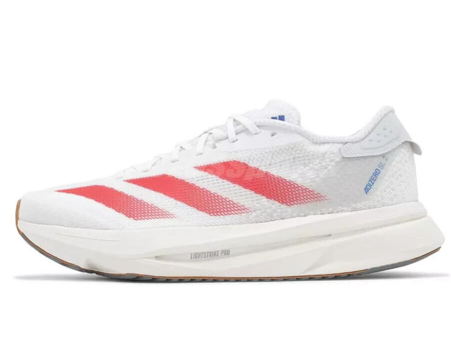 Adidas Women's Adizero SL2 Running Shoes In Cloud White - Pure Ruby Size 8 NIB image 3
