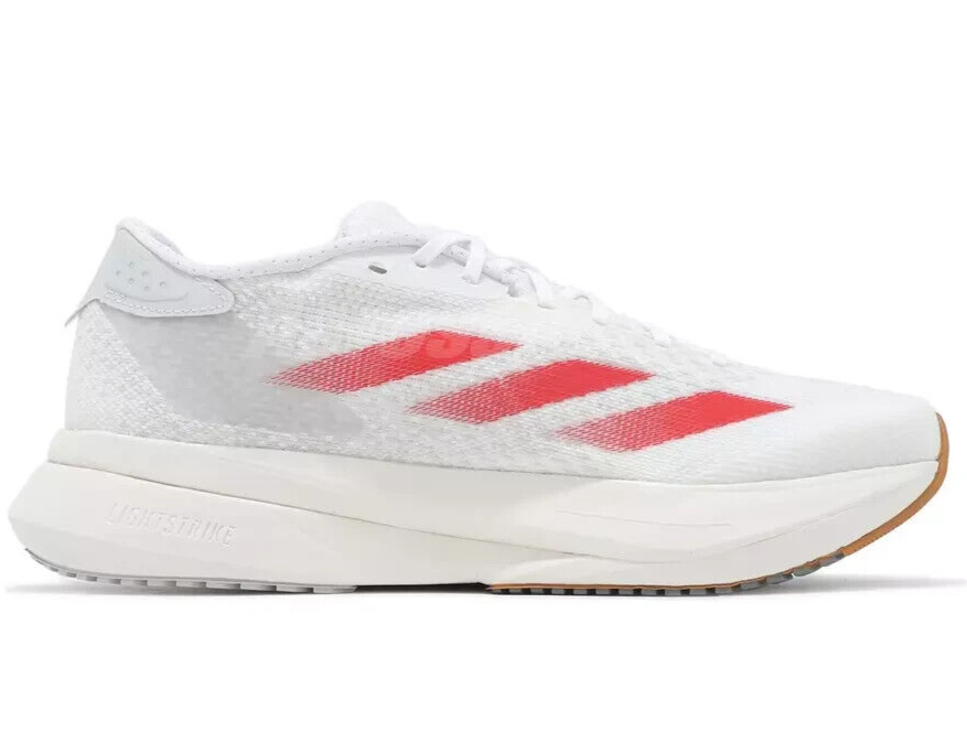 Adidas Women's Adizero SL2 Running Shoes In Cloud White - Pure Ruby Size 8 NIB image 4