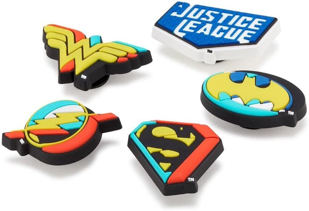 Crocs Jibbitz 5-Pack Superhero Shoe Charms | Jibbitz image 1