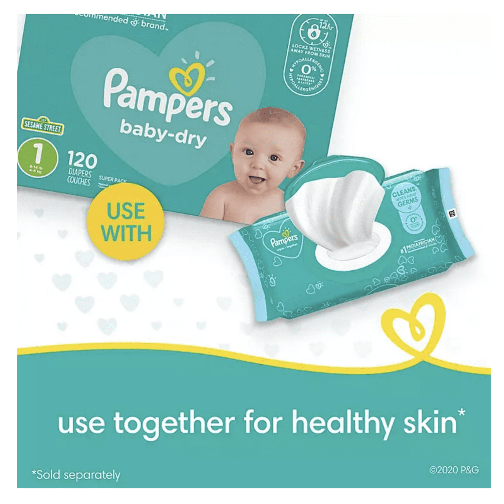 Pampers Scented Baby Wipes Baby Fresh (1,040 Count) image 4