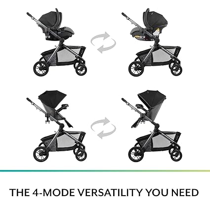Evenflo Pivot Troop Child and Pet Modular Travel System (Rhodesboro Black) image 3