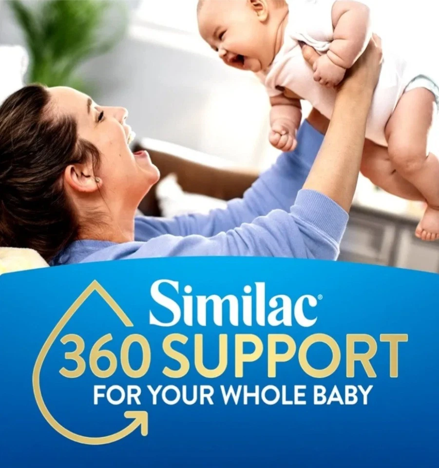 2 Pack Similac 360 Total Care Infant Formula Baby Milk 5 HMO Prebiotics 20.6oz image 3