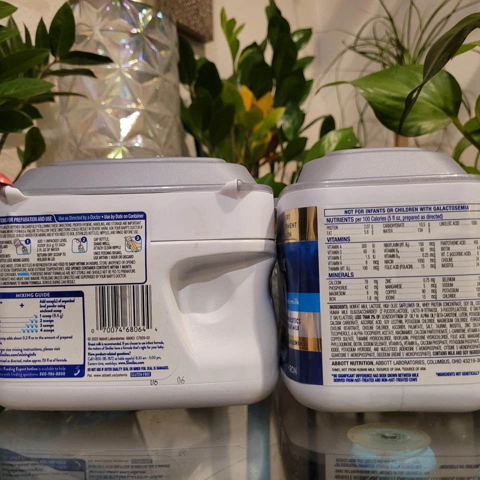 2 Pack Similac 360 Total Care Infant Formula Baby Milk 5 HMO Prebiotics 20.6oz image 12