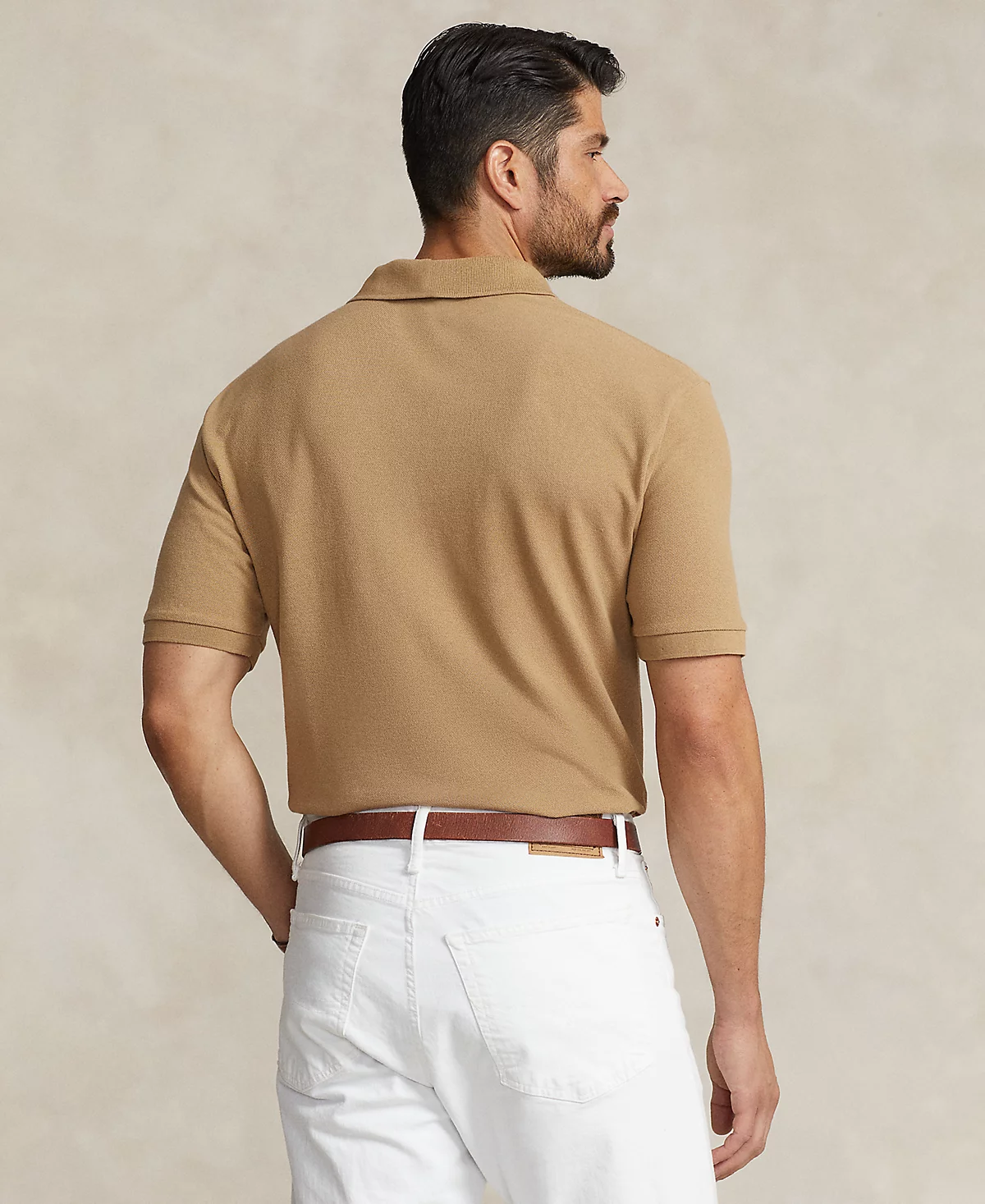 Polo Ralph Lauren Men's Big & Tall The Iconic Mesh Polo Shirt image 2