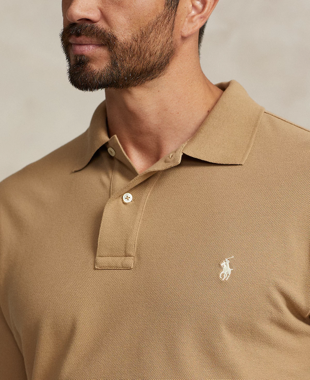 Polo Ralph Lauren Men's Big & Tall The Iconic Mesh Polo Shirt image 3