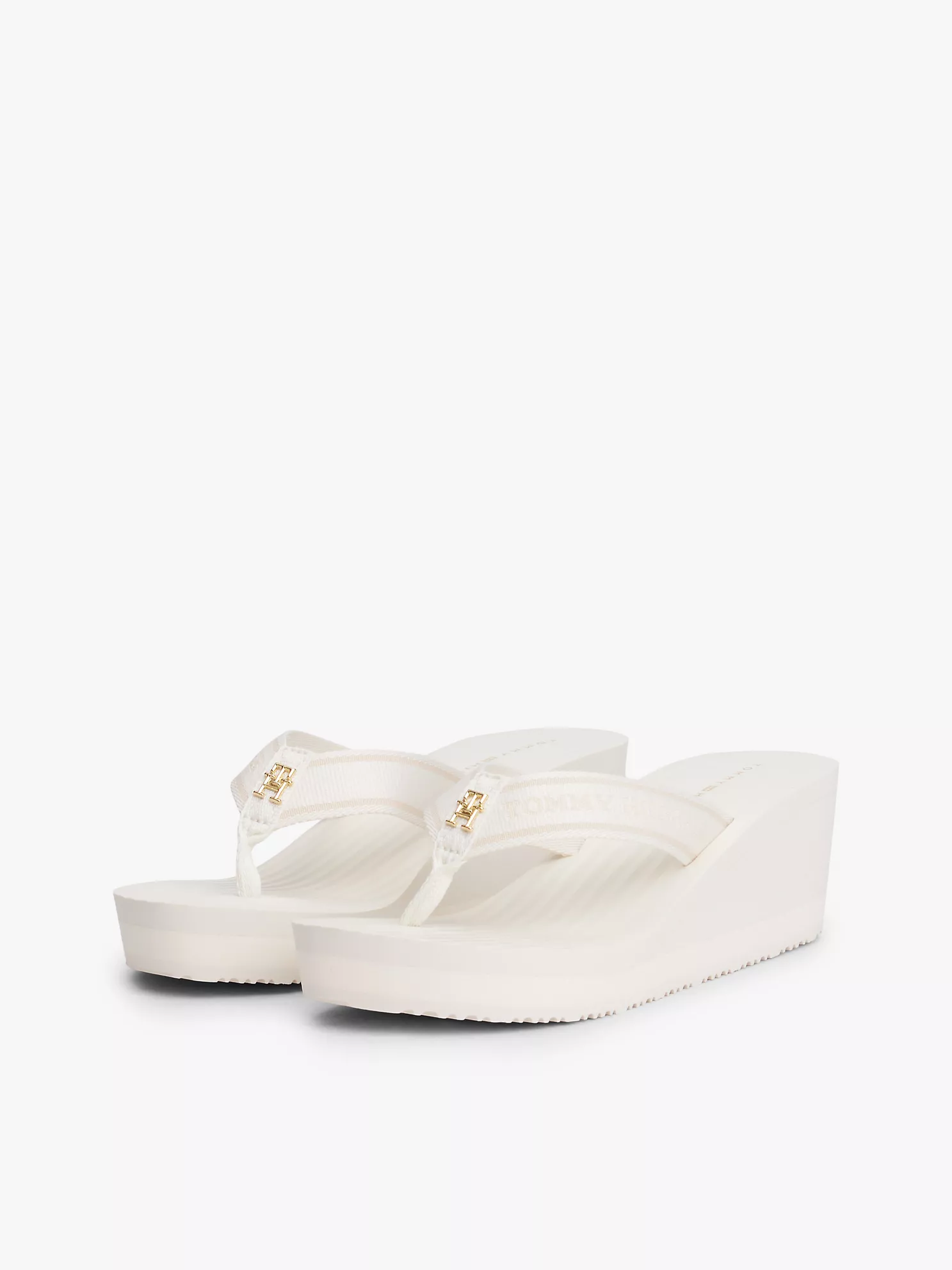 Logo Web-Strap Wedge Flip-Flop image 1