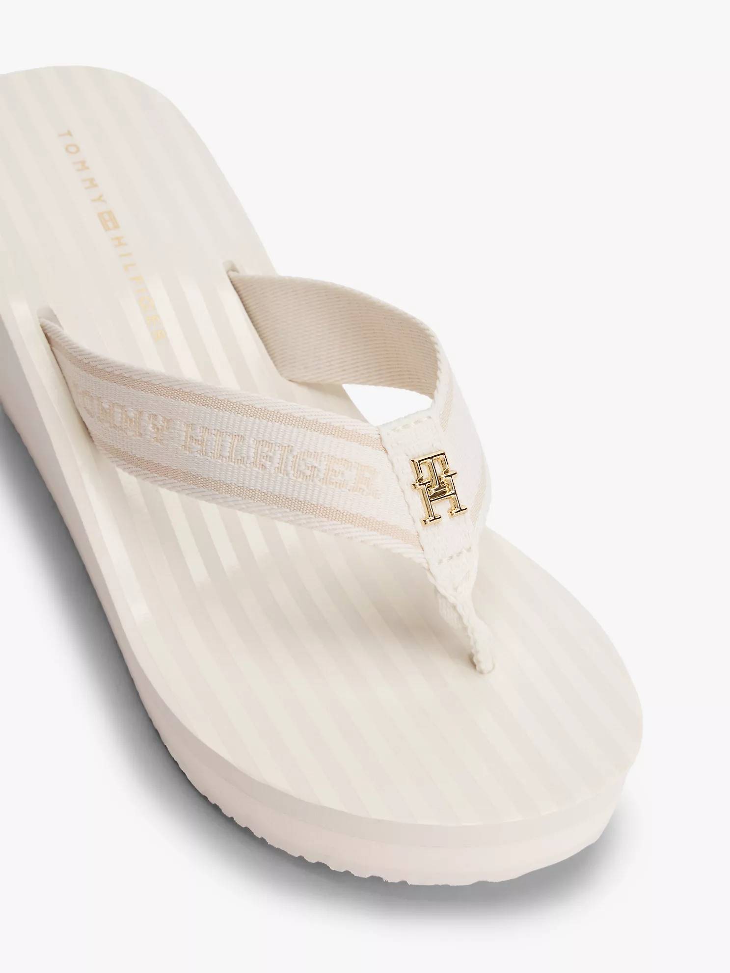 Logo Web-Strap Wedge Flip-Flop image 6