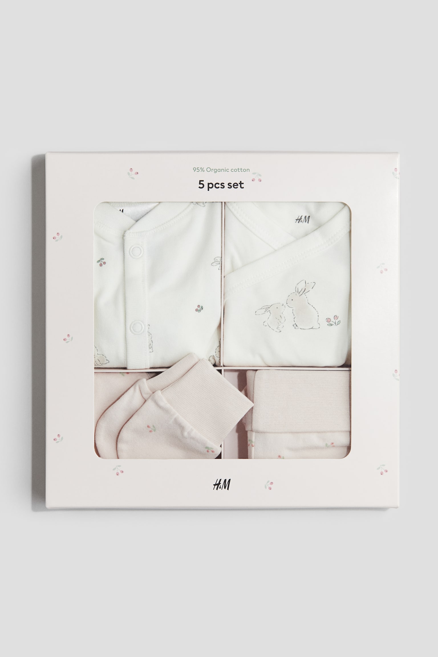 H&M  5-piece Cotton Jersey Gift Set image 1