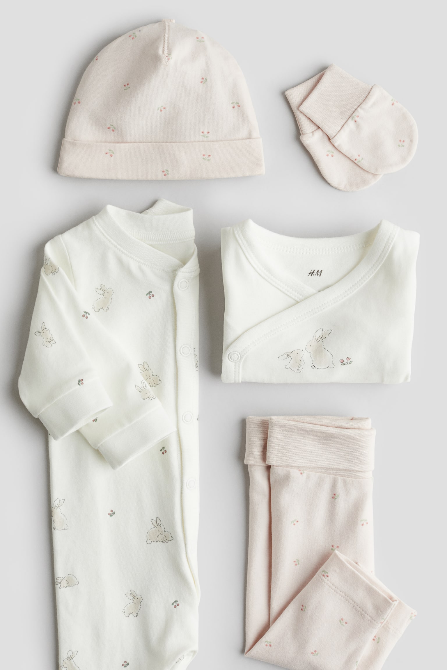 H&M  5-piece Cotton Jersey Gift Set image 3