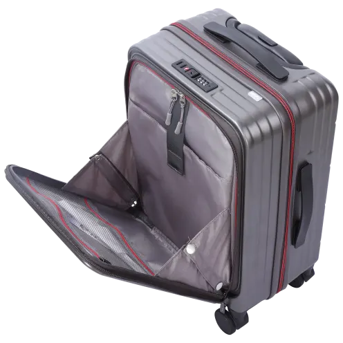 Solite 3-Piece Hardside Luggage Set with Cup Holder and Laptop Compartment image 1