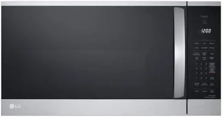 LG 1.8 cu. ft. 30 in. W Smart Over the Range Microwave Oven with EasyClean in PrintProof Stainless Steel 1000-Watt image 1