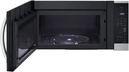 LG 1.8 cu. ft. 30 in. W Smart Over the Range Microwave Oven with EasyClean in PrintProof Stainless Steel 1000-Watt image 2