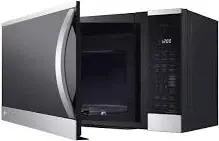 LG 1.8 cu. ft. 30 in. W Smart Over the Range Microwave Oven with EasyClean in PrintProof Stainless Steel 1000-Watt image 4