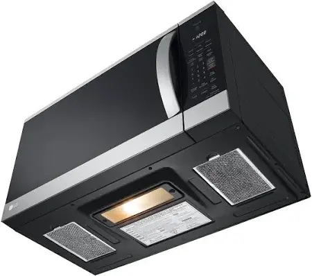 LG 1.8 cu. ft. 30 in. W Smart Over the Range Microwave Oven with EasyClean in PrintProof Stainless Steel 1000-Watt image 5