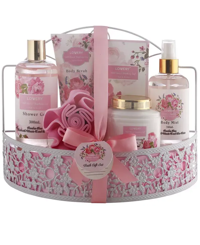 Lovery Wild Rose and Raspberry Body Care 7 Piece Gift Set image 1