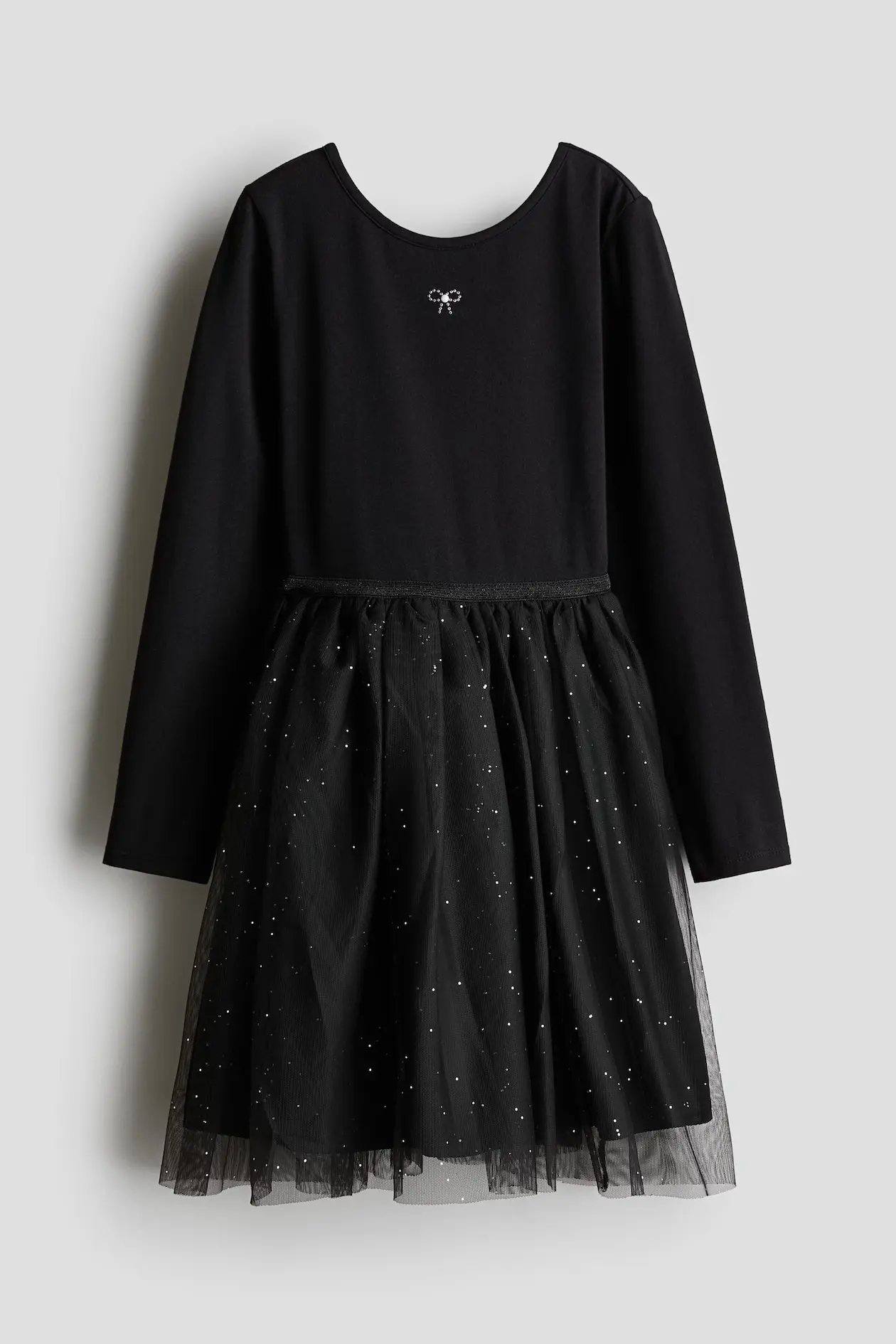 JERSEY DRESS WITH TULLE SKIRT image 1