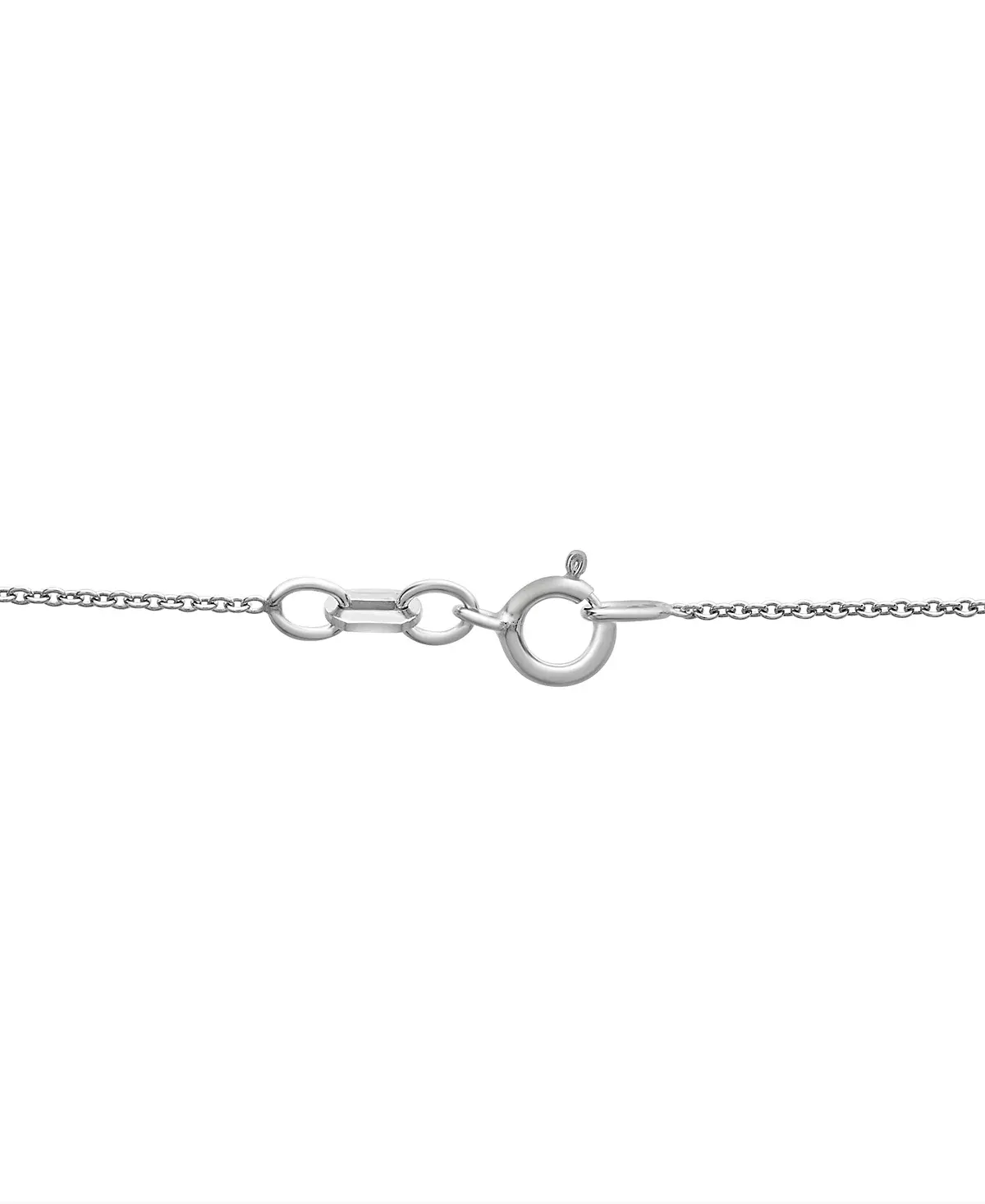 Macy's Diamond Infinity 18" Pendant Necklace (1/10 ct. t.w.) in Sterling Silver image 4