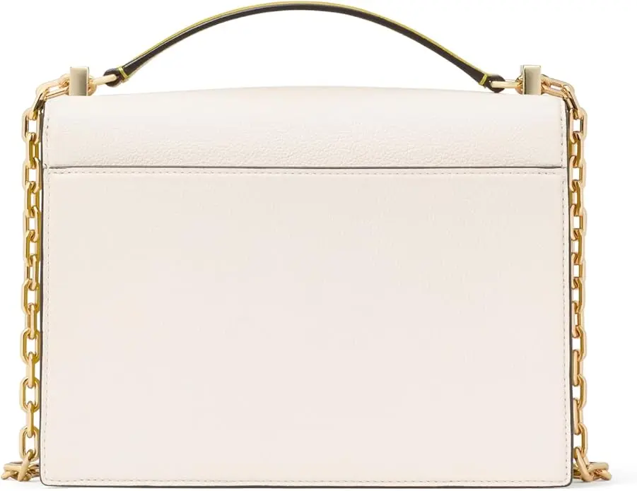 kate spade new york Deco Colorblocked Pebbled Leather Chain Shoulder, Tigers Eye Multi image 3