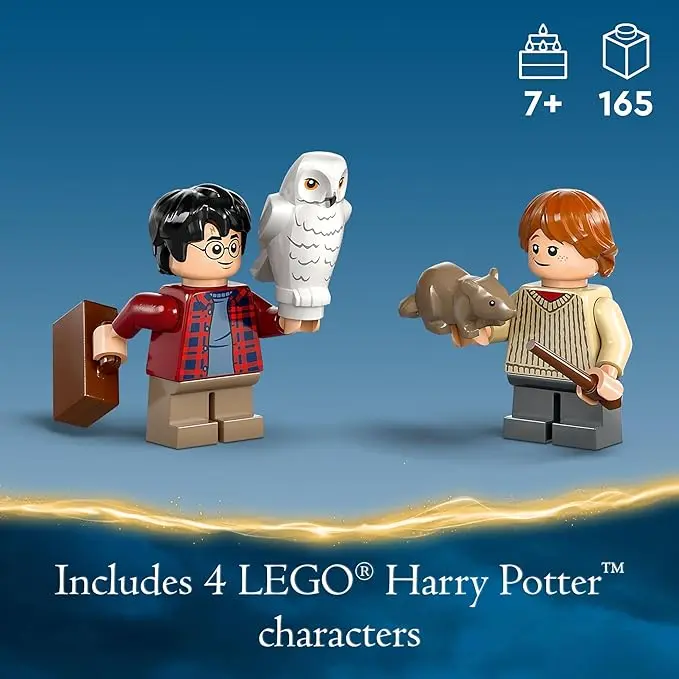 LEGO Harry Potter Flying Ford Anglia, Buildable Car Toy with 2 Minifigures for Role Play, Fantasy Playset for Kids, Harry Potter Car, Gift for Boys, Girls and Any Fan Ages 7 and Up, 76424 image 4