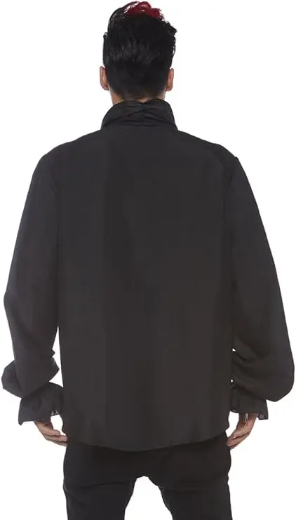 Leg Avenue Men's Costumes Pirate Shirt with Ruffles image 2