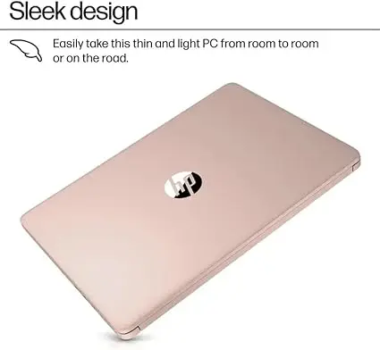 HP Business Student Laptop Computer - Windows 11 Pro & Microsoft Office Lifetime | 14 inch HD | AI-Powered, Long Batter Hr N-Serious Laptop| 16GB RAM, 128GB UFS, 256GB Extend Micro SD | Rose Gold image 7