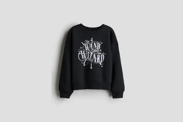 SWEATSHIRT WITH PRINTED MOTIF image