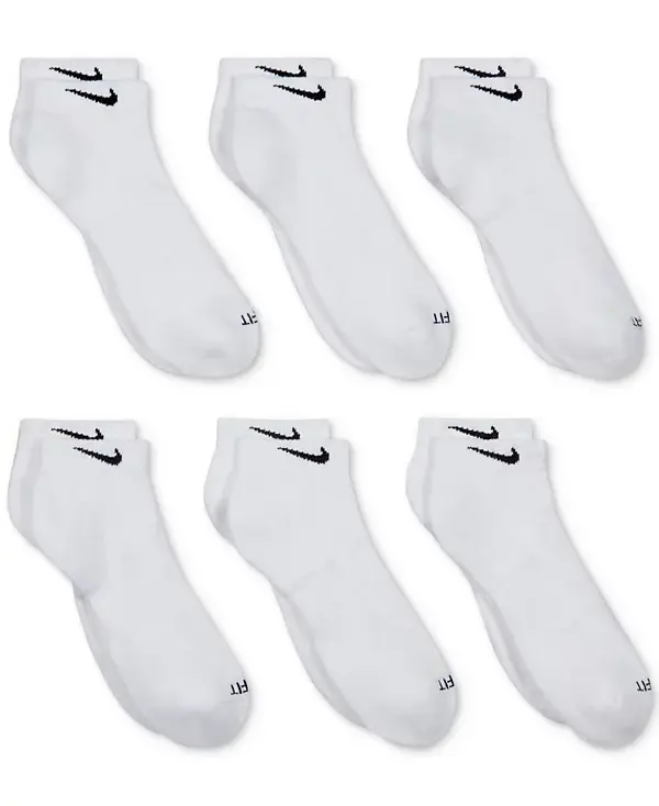 Nike Unisex Everyday Plus Cushioned Training Low Socks 6 Pairs image 3