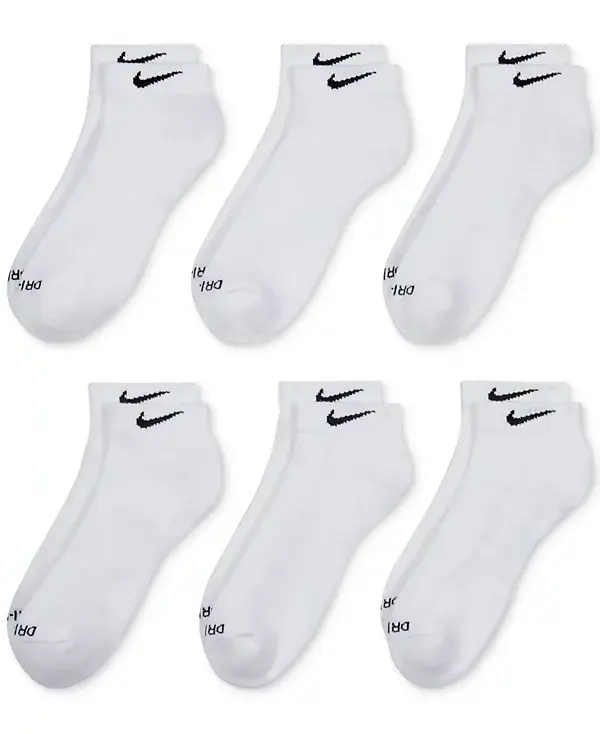 Nike Unisex Everyday Plus Cushioned Training Low Socks 6 Pairs image 4