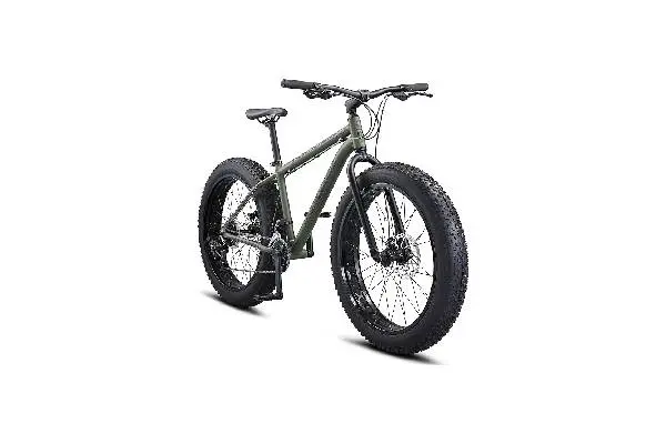 Mongoose Argus Trail or ST Fat Tire Mountain Bike, 20, 24 or 26 Inch Bike for Kids and Adults, 7 or 16 Speed, Aluminum or Steel Frame, Knobby Mountain Fat Tires, Mechanical Disc Brakes Image