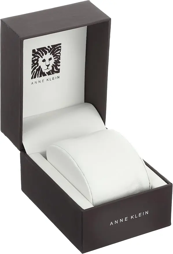 Anne Klein Women's Leather Strap Watch image 2