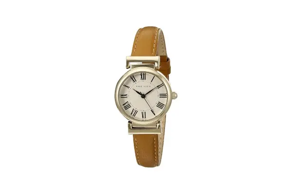 Anne Klein Women's Leather Strap Watch image