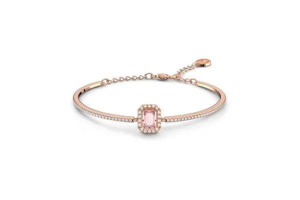 Swarovski Una Bangle Rose Gold Tone Finish image
