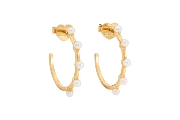 Kate Spade New York Hint Of Shimmer Hoops image