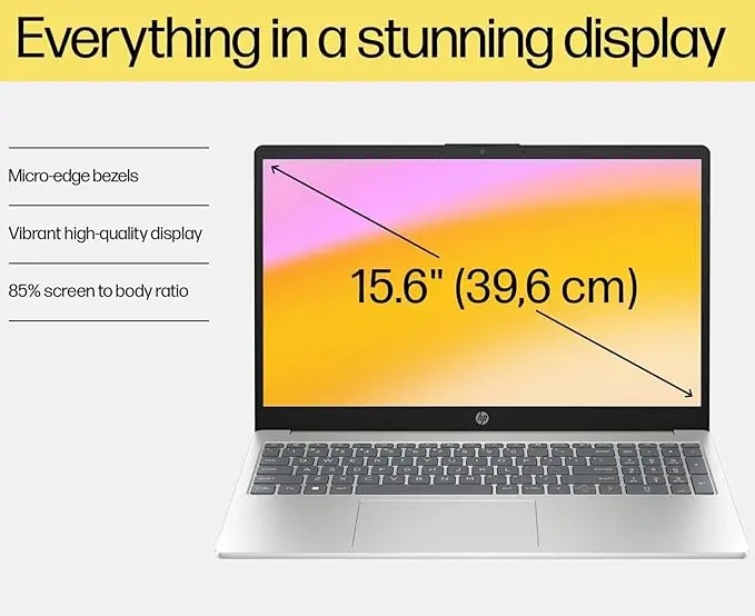 HP Laptop Computer for Home and Business Student, 15.6" FHD, Intel 4-Core Processor (Beat i3-1115G4), 32GB DDR4 RAM, 1TB PCIe SSD, WiFi 6E, Bluetooth 5.3, Type-C, HDMI, Windows 11 Pro, Tichang image 3