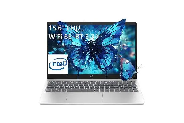 HP Laptop Computer for Home and Business Student, 15.6" FHD, Intel 4-Core Processor (Beat i3-1115G4), 32GB DDR4 RAM, 1TB PCIe SSD, WiFi 6E, Bluetooth 5.3, Type-C, HDMI, Windows 11 Pro, Tichang Image