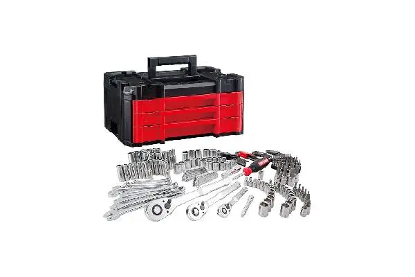 Craftsman VERSASTACK Mechanics Tool Set, 1/4 in, 3/8 in, and 1/2 in Drive, 230 Piece (CMMT45306) Image
