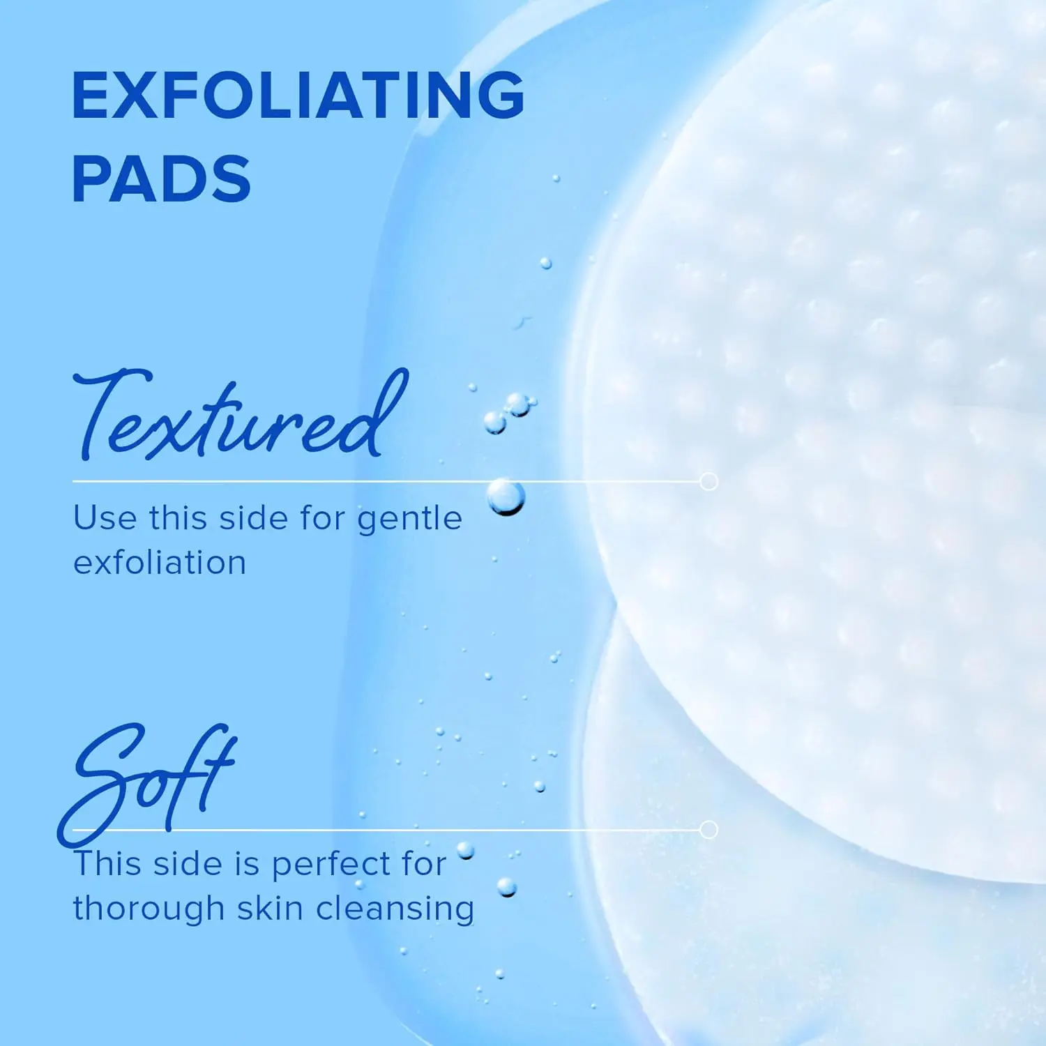 MAREE Glycolic Acid Polishes - Toner Pads for Face Cleansing - Tea Tree Oil, Salicylic Acid & Vitamins E, B3, B5 - Facial Peel & Radiance Deep Cleaning Effect - 50 Count image 3