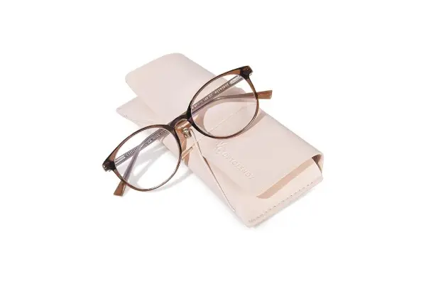 OPTOFENDY TR90 Reading Glasses for Women, Fashion Round Blue Light Blocking Computer Readers with Anti Eyestrain & UV Glare image