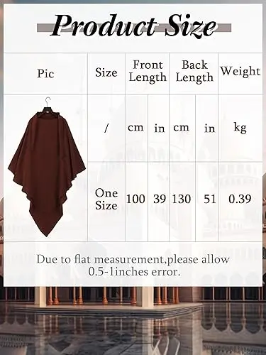 Geyoga Women's Muslim Prayer Hijab 2 Layers Islamic Hijab Cover Soft Lightweight Breathable Hijab Long Scarf image 3
