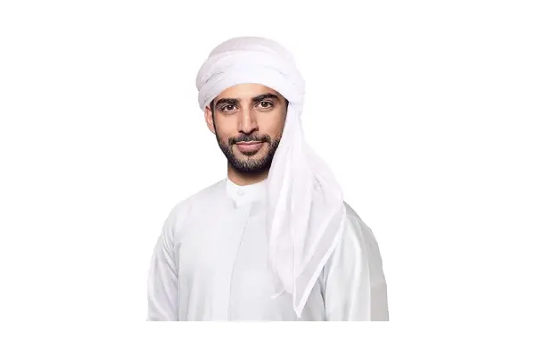 HOMELEX Keffiyeh Arab Head Scarf for Men Sheikh Muslim Turban Saudi Dubai Headwear image