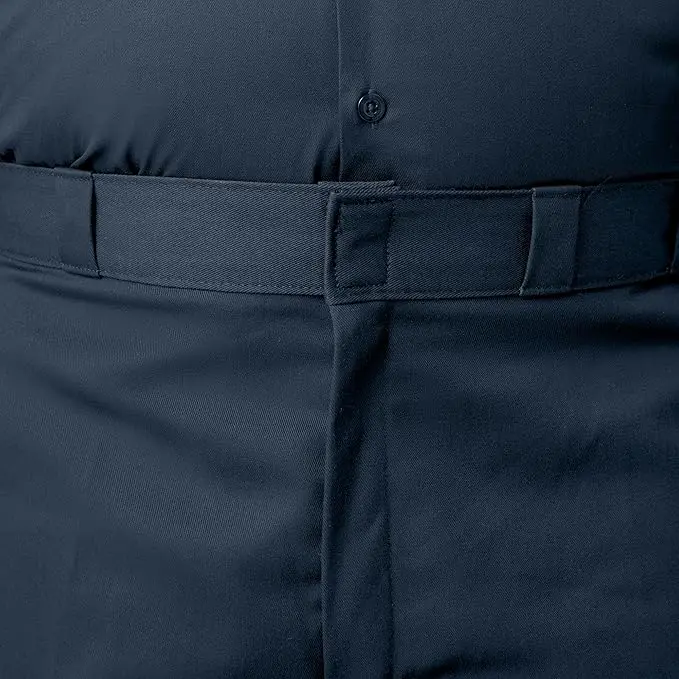 Loose Fit Double Knee Work Pants. Dark Navy, 32 30 image 4