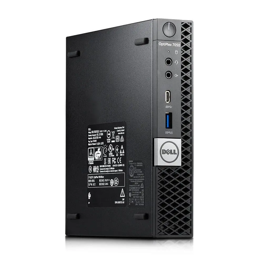Dell Optiplex 7050 Micro Form Factor Desktop, Intel i7 7700T 2.9Ghz, 32GB DDR4, 512GB SSD Hard Drive, HDMI, Windows 10 Pro image 1