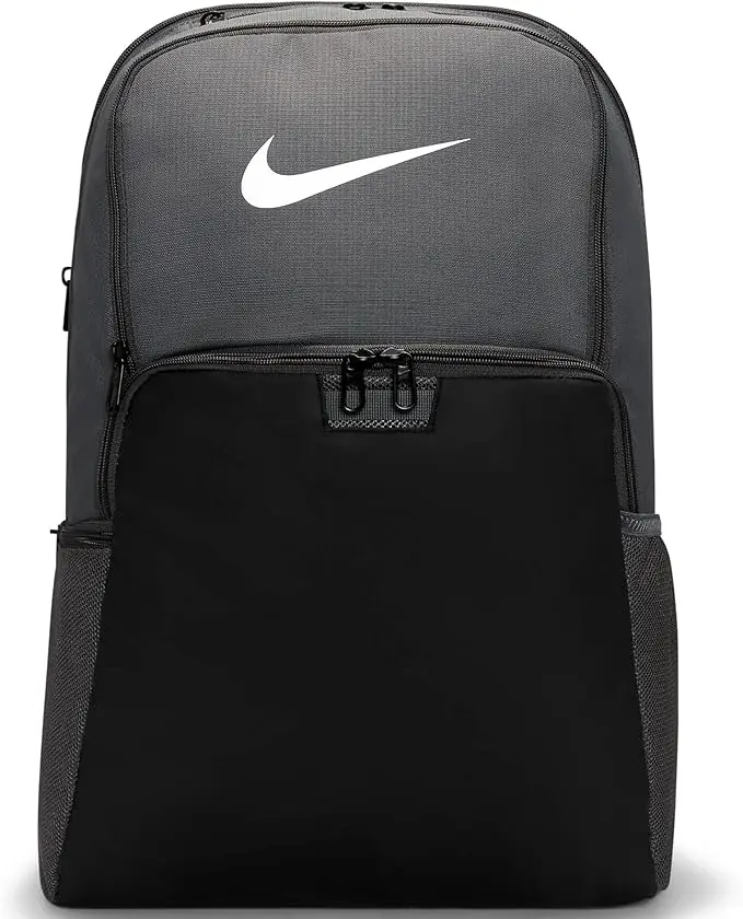 Nike Brasilia 9.5 Training Backpack, Iron Grey/Black/White, Large image 1