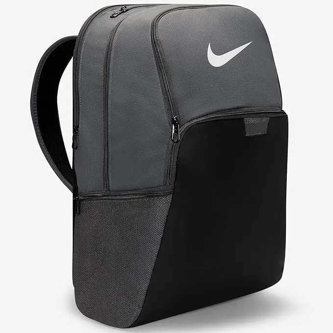 Nike Brasilia 9.5 Training Backpack, Iron Grey/Black/White, Large image 3