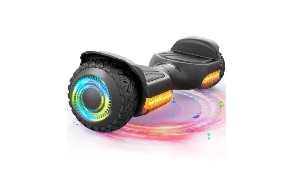 Gyroor Hoverboard New G13 All Terrain Hoverboard with LED Lights & 500W Motor, Self Balancing Off Road Hoverboards with Bluetooth for Kids ages 6-12 and Adults image