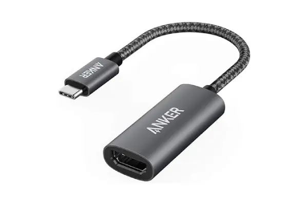 Anker USB C to HDMI Adapter (4K@60Hz), 310 USB-C Adapter (4K HDMI), for MacBook Pro, MacBook Air, Pixelbook, XPS, and More (Compatible with Thunderbolt 3 ports) image