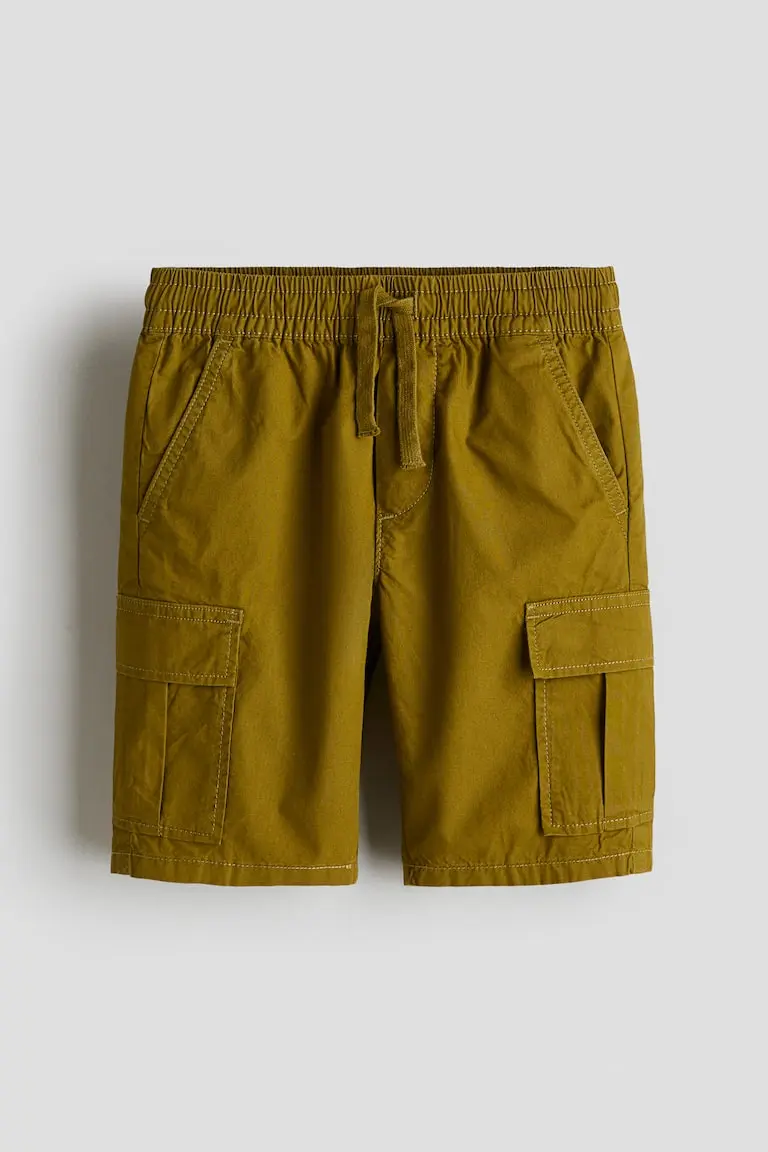 Cotton Poplin Cargo Shorts image