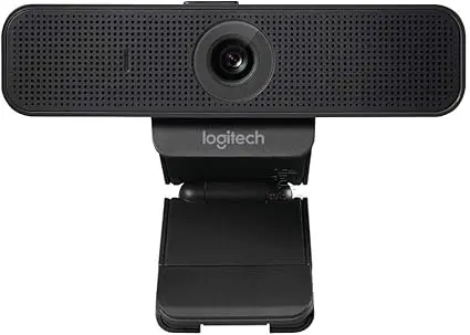 Logitech C925-E Webcam, HD 1080p/30fps Video Calling, Light Correction, Autofocus, Clear Audio, Privacy Shade, Works with Skype Business, WebEx, Lync, Cisco, PC/Mac/Laptop/Macbook - Black image 2