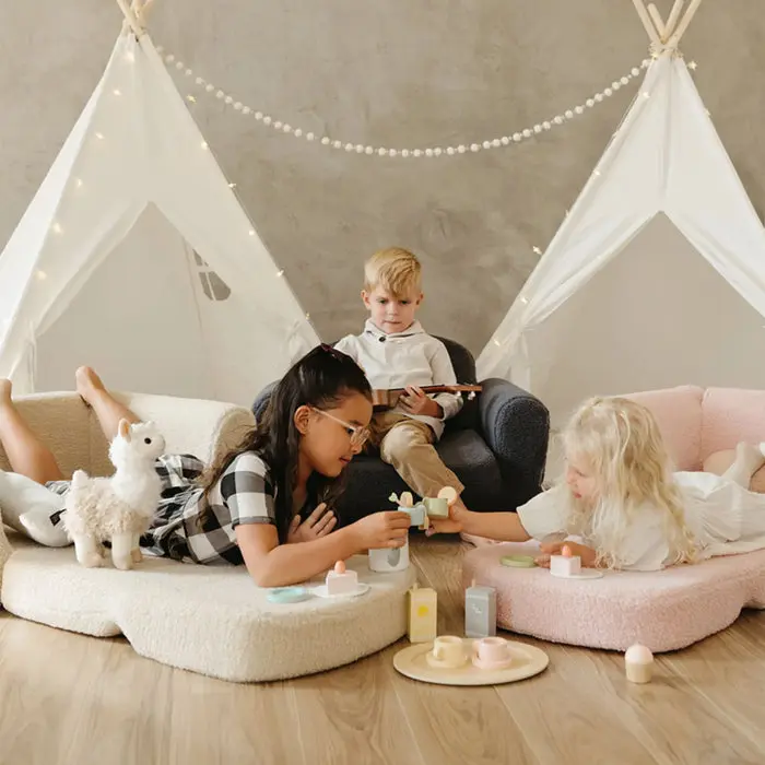 Afternoon Couch - Pink Kids Chair image 4