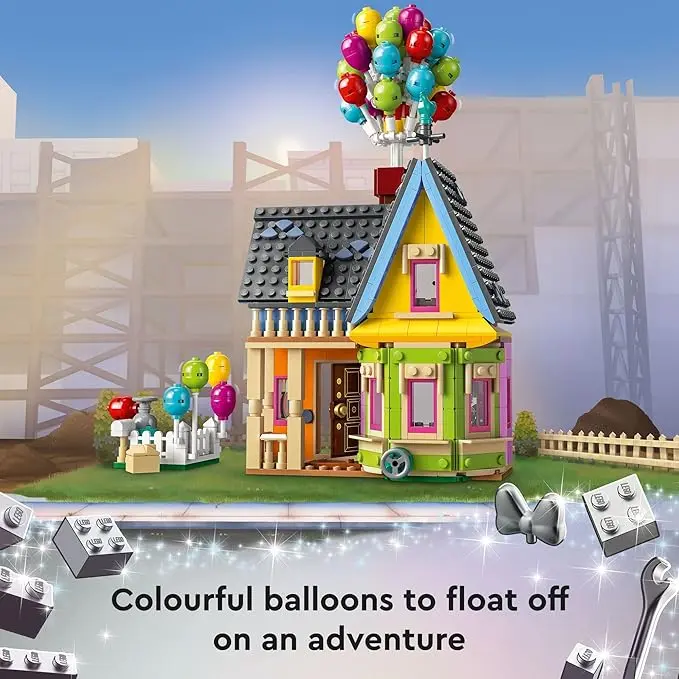 LEGO Disney and Pixar ‘Up’ House, Classic Disney Celebration Building Toy Set for Kids and Movie Fans Ages 9 and Up, A Fun Gift for Disney Fans and Anyone Who Loves Creative Play, 43217 image 4
